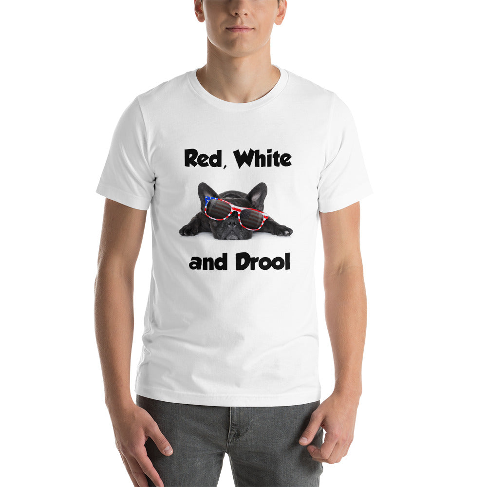 Red, White & Drool | Crew Neck Tee